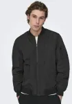 Блузон ONLY & SONS "ONSJOSHUA BOMBER OTW VD", черный - фото 2