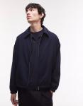 Куртка Topman harrington темно-синего цвета - фото 4