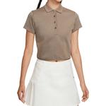 Женская одежда для гольфа Nike, коричневый/белый - фото