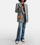 Кошелек на цепочке Cassandre Envelope из стеганой кожи Saint Laurent, Natural Tan - фото 5