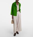 Укороченный хлопковый кардиган Pam S Max Mara, Pearl - фото 2