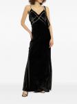 Платье макси LoveShackFancy Corrino, черный - фото 2