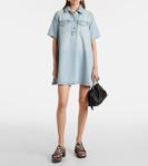 Джинсовое мини-платье Ganni, Tint Wash - фото 2