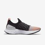 Мужские кроссовки Nike React Phantom Run Flyknit 2, Black/Team Orange/Electric Gre - фото 4