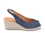 Сандалии Audrey Wedge Andre Assous, Navy/Silver - фото 2