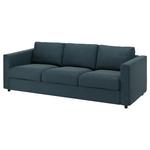Чехол для 3-х местного дивана VIMLE IKEA, цвет hillared dark blue - фото 2