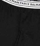Леггинсы с логотипом Balmain, черный - фото 2
