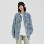 Джинсовая куртка унисекс Xinyinsu, синий - фото 21