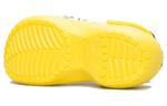 Сабо Smiley X Classic Clog женские Crocs, белый/желтый - фото 4