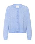 Вязаный кардиган Part Two, синий - фото