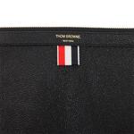 Клатч на молнии с логотипом THOM BROWNE - фото 5