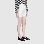 Шорты женские Gucci джинсовые, белый - фото 4