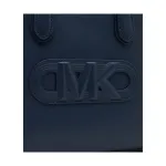 Кожаная сумка через плечо Michael Kors, синий - фото 4