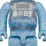My First Be@Rbrick B@By Water Crest версия BE@RBRICK, голубой - фото 4