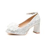 Туфли на высоком каблуке для женщин HKCP, Silver - фото