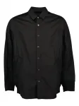 Поплиновая рубашка SACAI, черный - фото