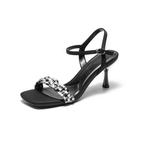 Сандалии с одним ремешком женские AOKANG, Black - фото