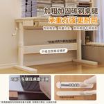 Компьютерный стол New value doctrine 140*60 см с регулируемой высотой, из массива дерева, с ящиком - фото 8