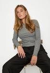 Топ Desires LIV LONG SLEEVE , Grey Melange/Grey - фото 5