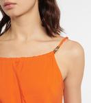 Платье макси с тесьмой Heidi Klein, оранжевый - фото 4