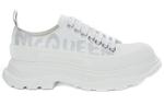Кроссовки tread slick low lace up canvas graffiti 'white grey' Alexander Mcqueen, белый - фото 2