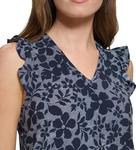 Женская драпированная блузка Tommy Hilfiger, Midnight Multi - фото 5