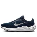 Кроссовки air zoom winflo 10 'college navy metallic silver' Nike, синий - фото