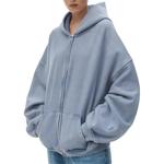 Кристальный худи Alexander Wang, синий - фото 6