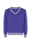 Свитер DreiMaster Maritim Sweater, фиолетовый - фото