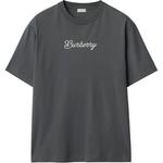 Футболка Wordmark Burberry, серый - фото 7