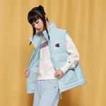 Пуховик унисекс Champion, светло-голубой - фото 14