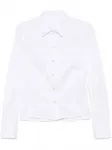 Рубашка с бюстье Helmut Lang, белый - фото