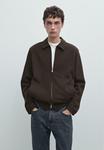 Куртка Massimo Dutti Summer jacket, Dark Brown - фото