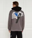 Толстовка Oversize fit Ea7, серый - фото 3