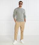 Джемпер мужской Aeronautica Militare с узором косичка, серый - фото 2