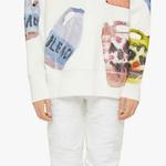 Оверсайз худи с принтом Givenchy, Taupe - фото 8