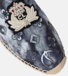 Наноу Орлато джинсовые эспадрильи Christian Louboutin, Multi/Navy - фото 6