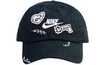 Nike Хлопковая бейсболка унисекс черная, Black - фото