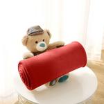 Флисовое одеяло wometo, 130x160 см, красный - фото 3