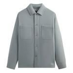 Рубашка felted jersey ace buttondown 'brine' Kith, серый - фото