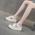 Шлепанцы женские Shangjinni, серебряный - фото 5