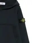 Топ с капюшоном и нашивками Stone Island Junior, синий - фото 3