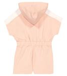 Хлопковый комбинезон с капюшоном Chloé, розовый - фото 4