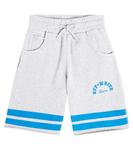 Шорты из хлопкового джерси team 23 Off-White Kids, серый - фото