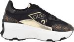 Кроссовки Guess Women's Calebb5, Black/Gold Multi 001 - фото 6