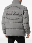 Стеганый пуховик Philipp Plein, серый - фото 4