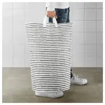Мешок для стирки, белый/черный, 60 л KLUNKA IKEA - фото 3