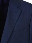 Canali пиджак в тонкую полоску, синий - фото 3