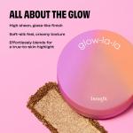 Хайлайтер Glow-La-La Blurring Powder Benefit Cosmetics, Aurora (fair light pink) - фото 5