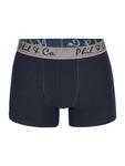 Трусы боксеры Phil & Co. Berlin Retro Boxer Jersey Core, цвет BlueRedBlack - фото 4